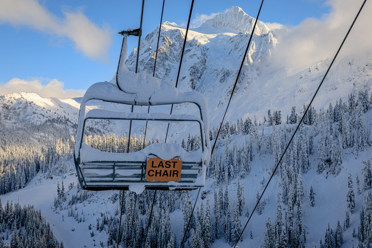 skiing mt. baker